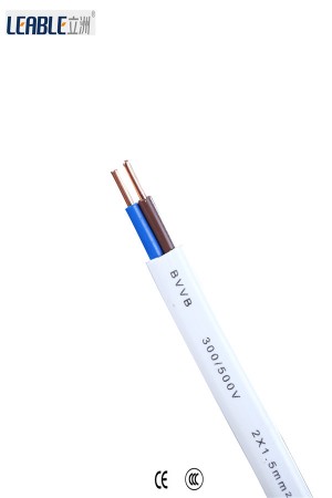 flat electrical cable, BVVB, 