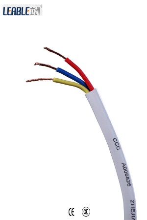 multi-core, flexible cable, RVV, connet wire, white PVC insulation