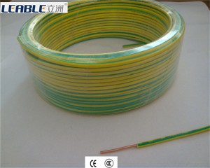 yellow and green cable, single core solid cable